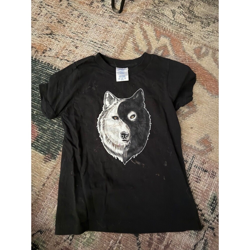 Cheap great deal Wolf 4T toddler shirt boys animal fan
